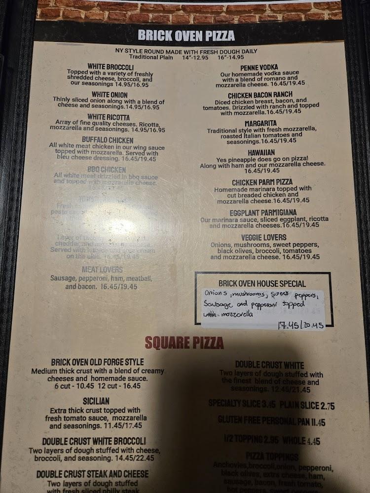 Brick Oven Pizzeria Menu image 4